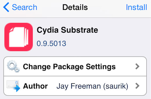 Cydia Substrate är uppdaterad, det finns fler tweaks som är kompatibla med iOS 8 3