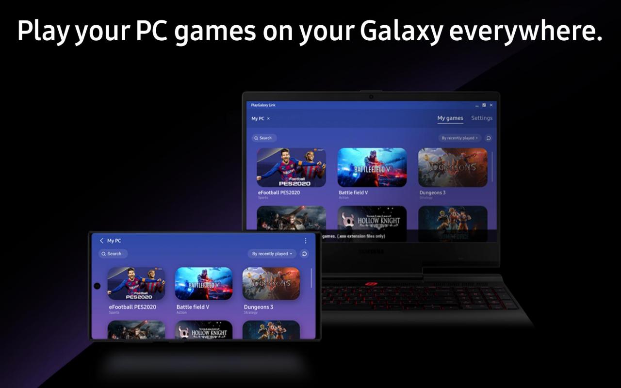 PlayGalaxy Link sekarang tersedia untuk streaming Windows game untuk Galaxy Note 10