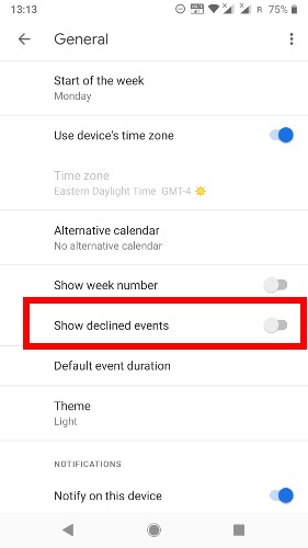 Lunasi Spam Google Kalender Acara Yang Ditolak Telepon