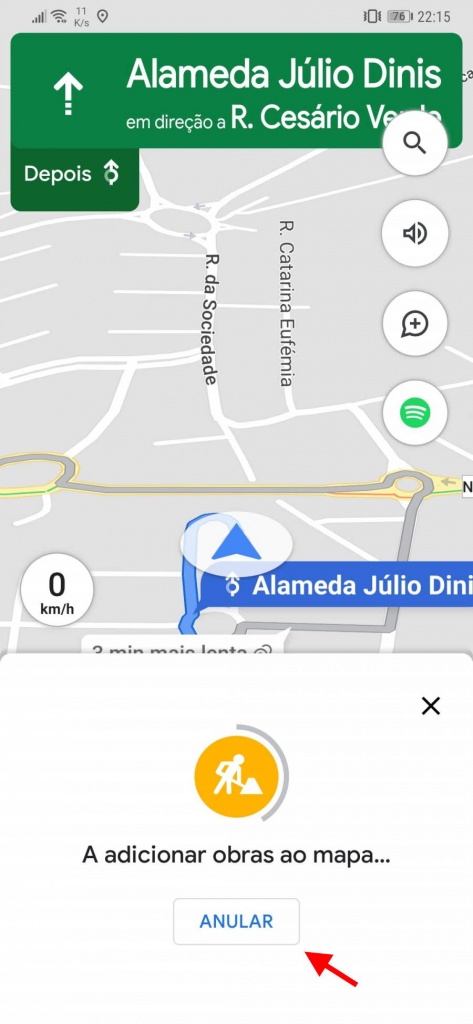 Google Maps fungerar för att rapportera användare