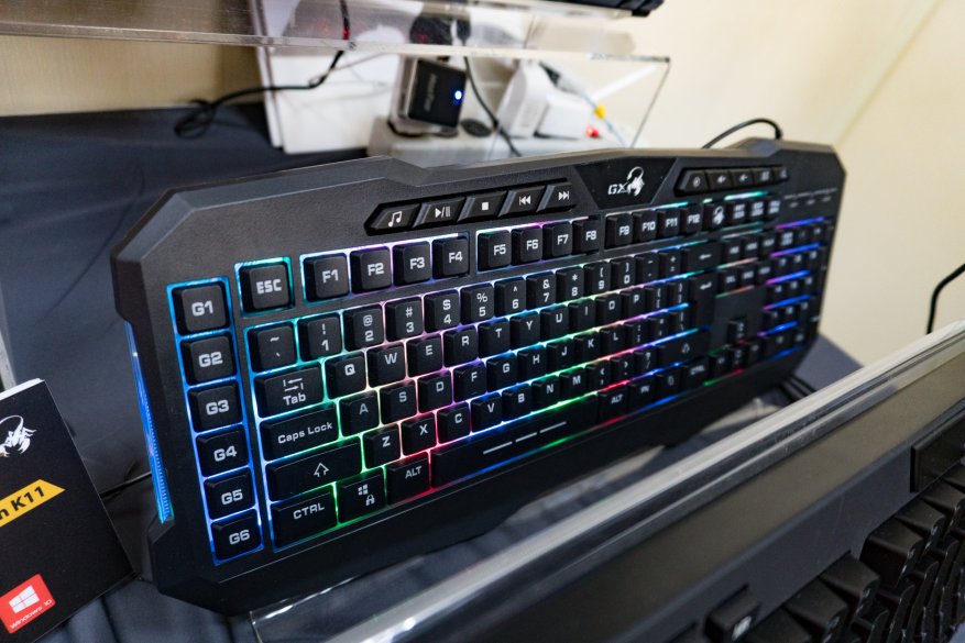 Genius di Computex 2019: banyak keyboard (termasuk smart dan gaming), stylus dan akustik serbaguna 17