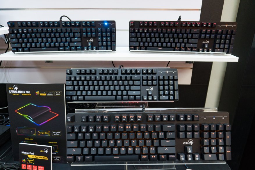 Genius di Computex 2019: banyak keyboard (termasuk smart dan gaming), stylus dan akustik serbaguna 20