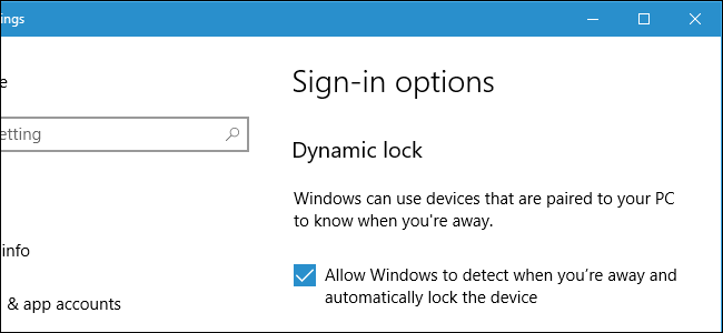 Windows  Layar Masuk Kunci Dinamis 10.