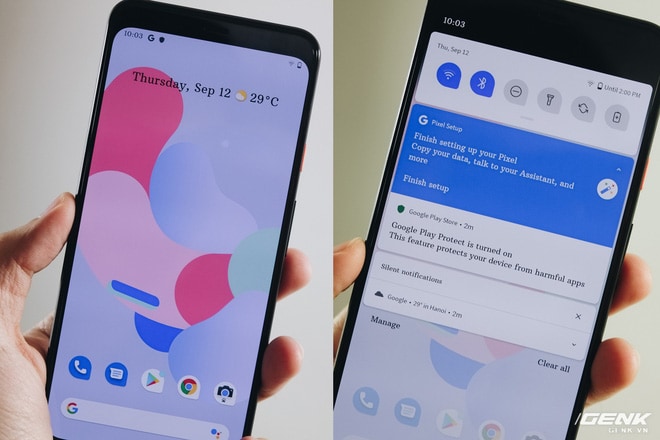 Sekarang kita tahu semua tentang Pixel 4: Android 10 dengan ID Wajah, Tema Pixel, Kamera antarmuka baru dan tampilan 90 Hz (foto) 6
