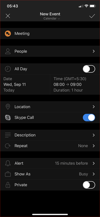 Dark Mode Outlook Ios Android 6