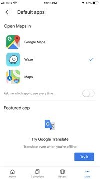 Cara Mengatur Waze sebagai Aplikasi Navigasi Default di iPhone 2