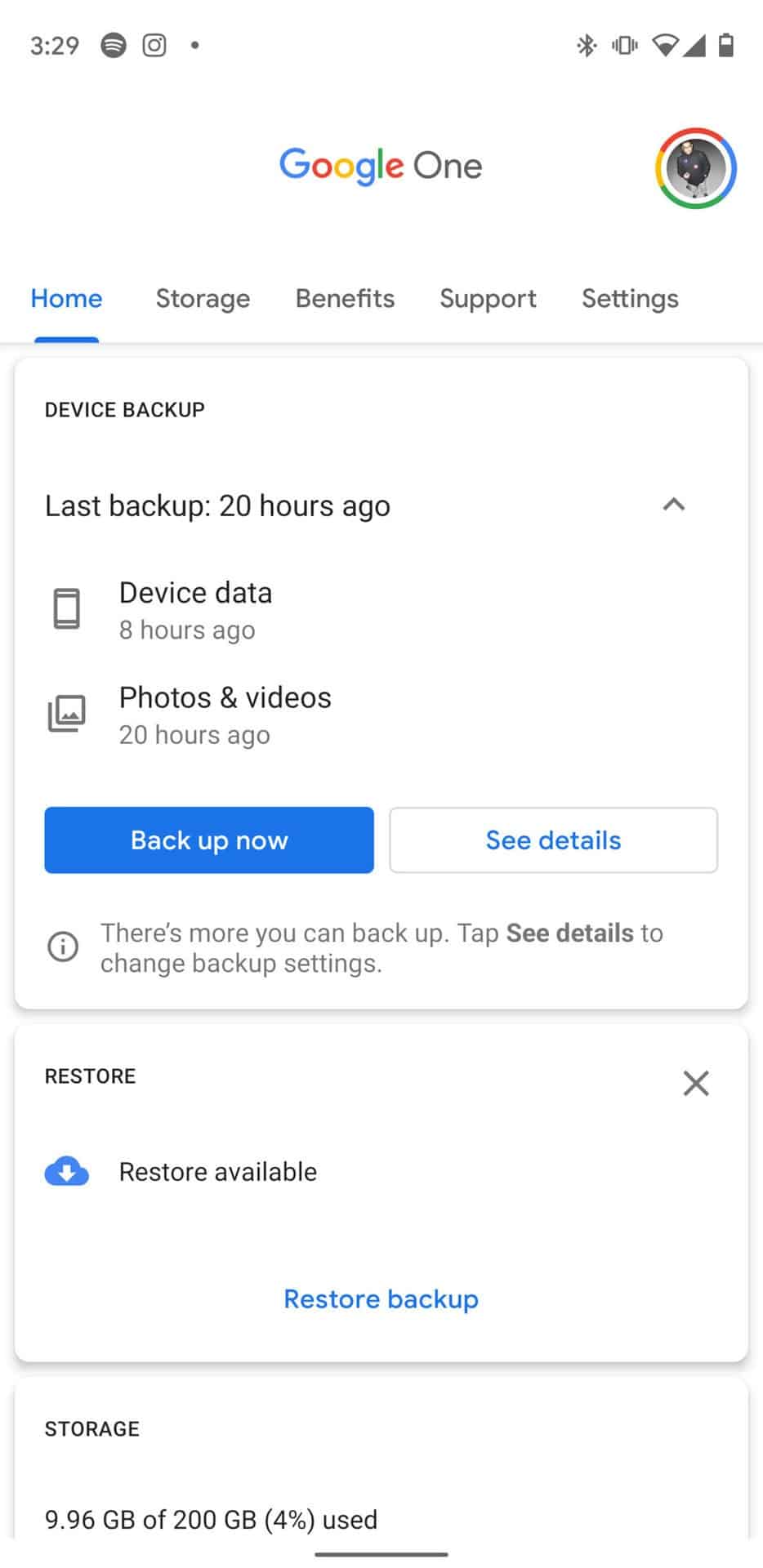 Google One börjar konkurrera med Google Photos i Backup 1