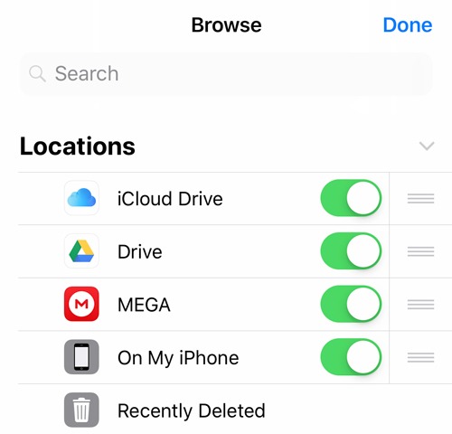 Lampiran Email Lokasi Penyimpanan iOS