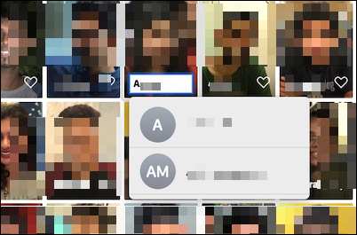 Snabbgenväg för att lägga till namn till ansikten i Photos-applikationen på Mac