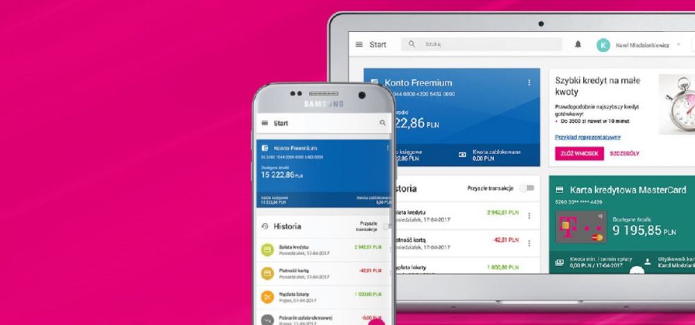 Versi baru dari Layanan Perbankan T-Mobile dalam versi web