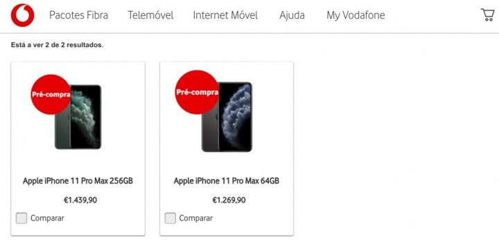 iPhone 11 Dipesan di muka di Vodafone untuk 819,99 euro