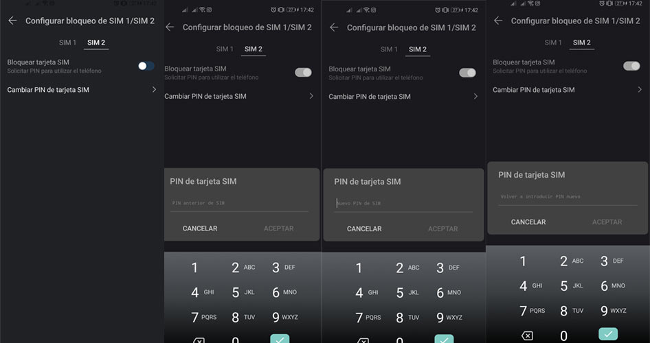 Hur man ändrar SIM-PIN-koden på Android 2