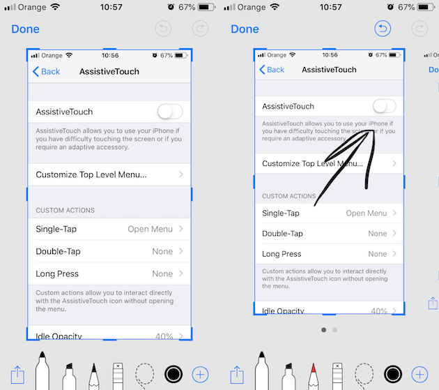 Tangkapan layar: Cara mengedit tangkapan layar di iPhone