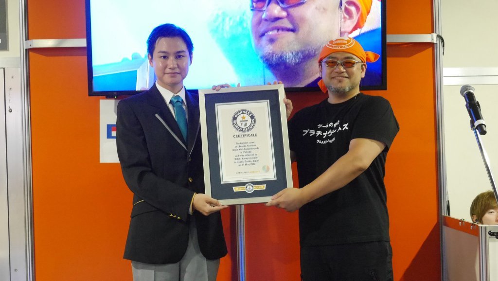 Hideki Kamiya och Hamster Corporation tog två Guinness-rekord från Tokyo Game Show 2019 1