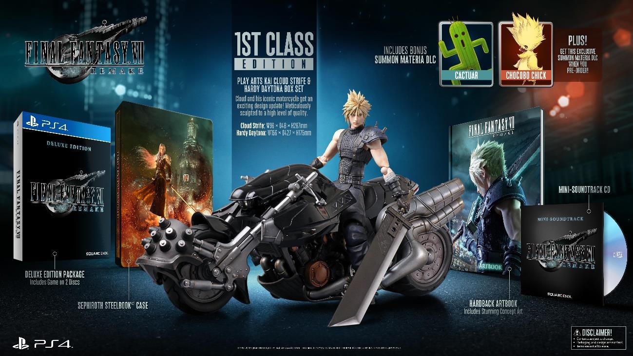 Final Fantasy VII Remake Edisi Deluxe dan Edisi Kelas 1 dikonfirmasi untuk rilis di Singapura 3