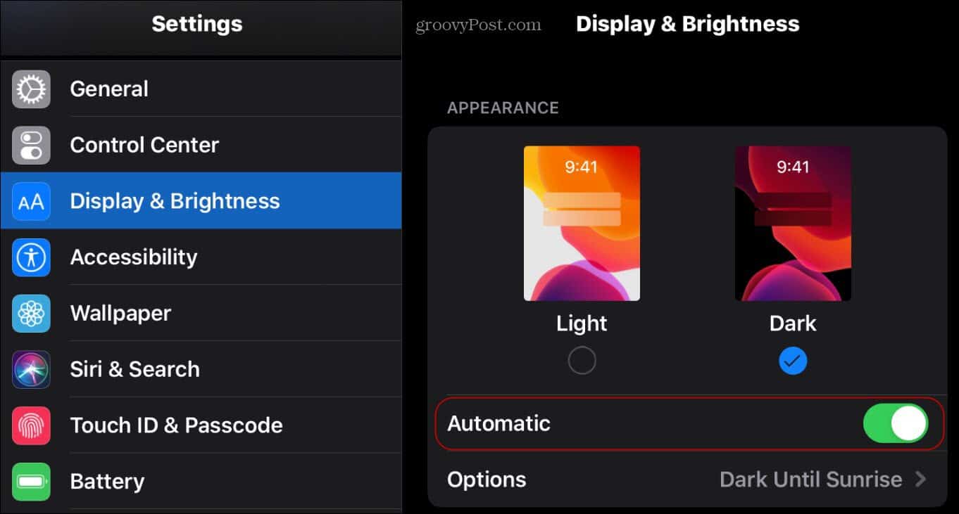 Cara mengaktifkan mode gelap di iPhone atau iPad 4 Anda