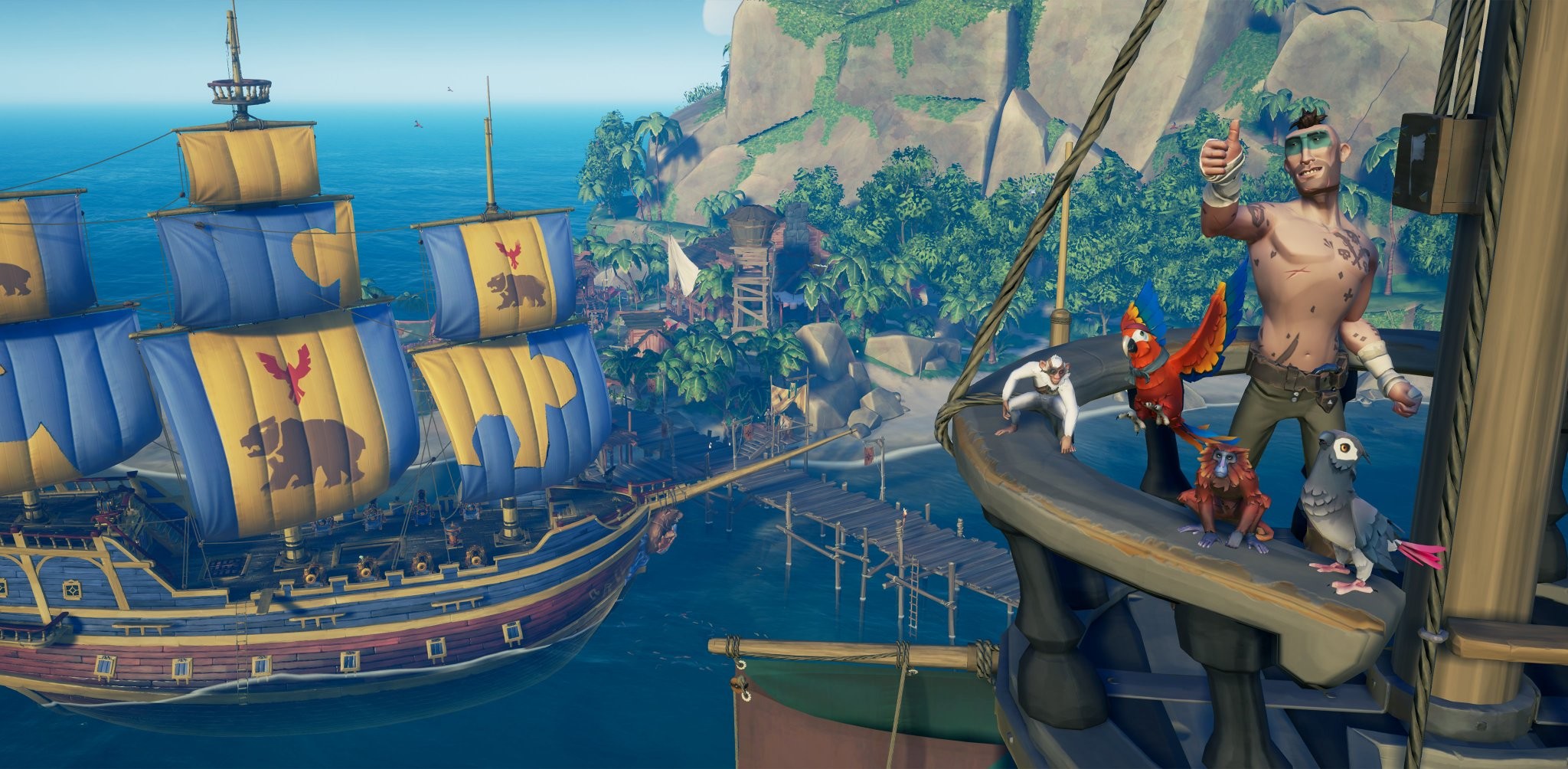 Sea of ​​Thieves Smuggler's Fortune update ditayangkan dengan hewan peliharaan yang bisa dibeli dan banyak lagi 2