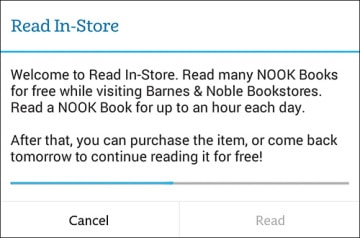 Hur fungerar NOOK - Läs gratis i butiken?  1
