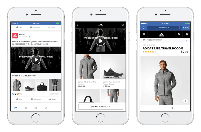 Adidas Facebook iklan koleksi