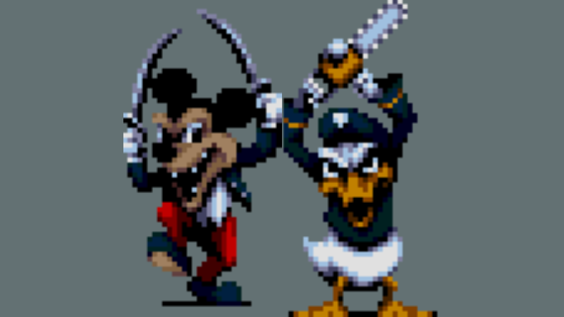Spoof Mickey Mouse dan Donald Duck hampir muncul di Shin Megami Tensei