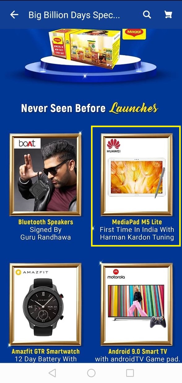 HUAWEI MediaPad M5 Lite dengan layar FULL HD 8-inci, baterai 5100mAh diluncurkan di India selama Flipkart Big Billion Days 1
