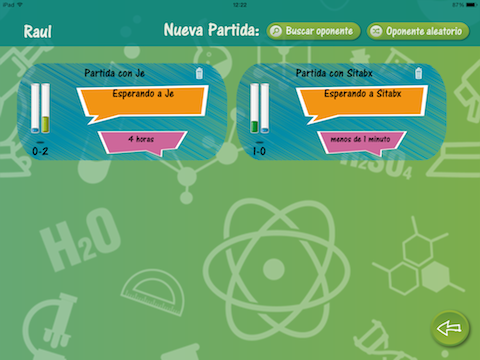 Cienciados, permainan tanya jawab tentang Sains untuk iPhone dan iPad 4