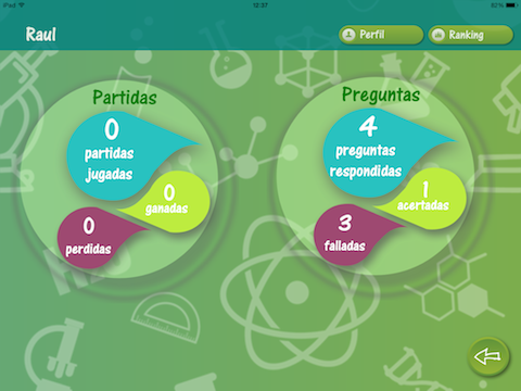 Cienciados, permainan tanya jawab tentang Sains untuk iPhone dan iPad 6
