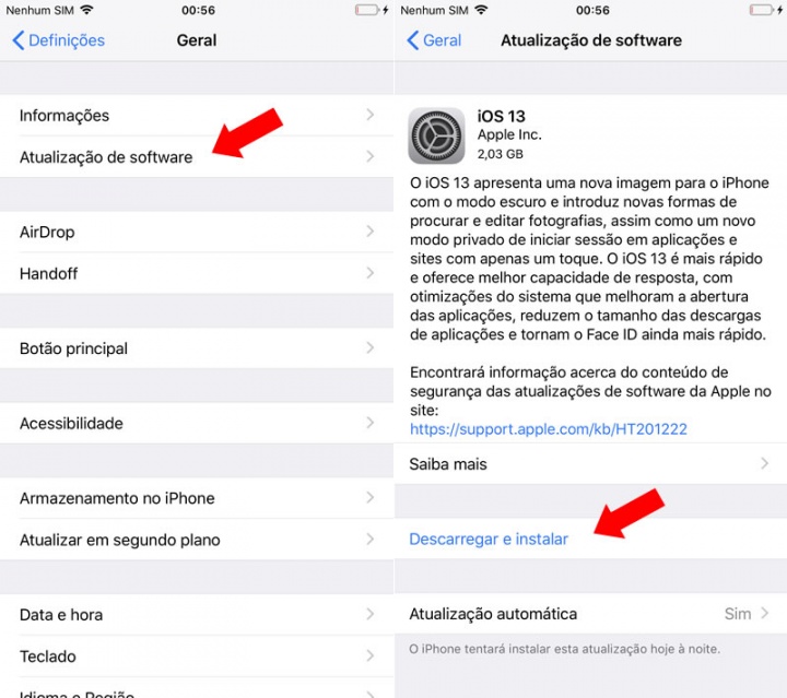 Hur kan jag nedgradera från iOS 13.1 beta till iOS 13? 2