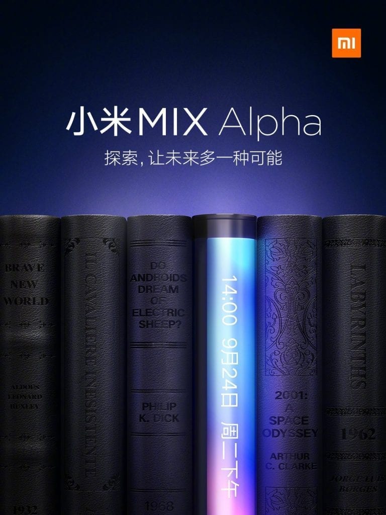 Xiaomi Mi Mix Alpha med böjd skärm 