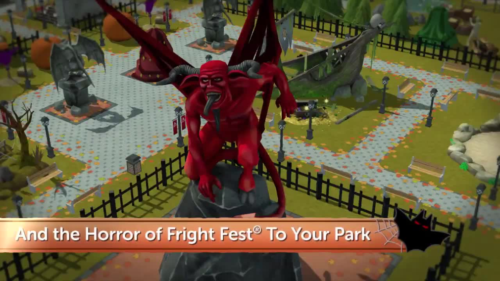 Pembaruan Six Flags Fright Fest dari RollerCoaster Tycoon Touch baru saja dirilis secara tersembunyi 3