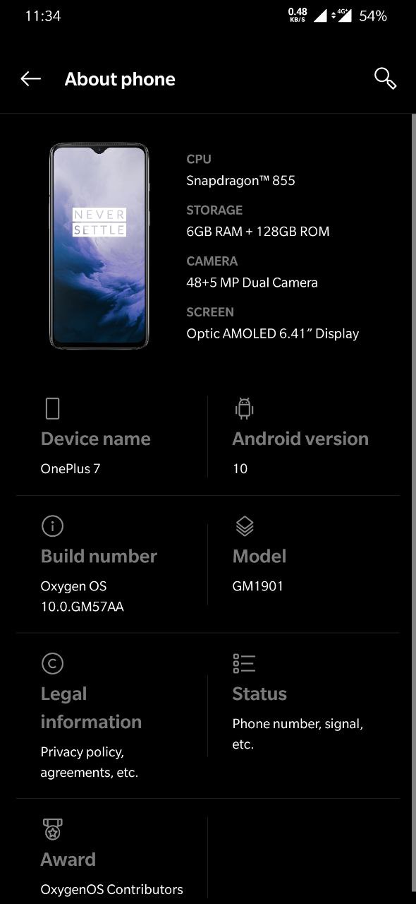 [BREAKING] Pembaruan stabil OnePlus 7/7 Pro Android 10 diluncurkan sebagai OxygenOS 10.0 (Unduh tautan di dalam) 3