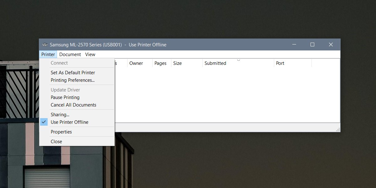 Hur du fixar en Windows 10 offline-skrivare 2