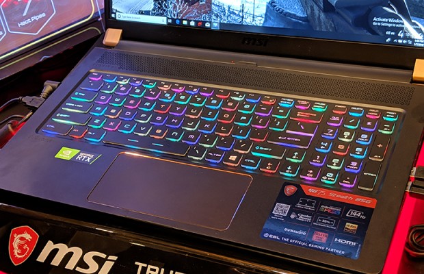 MSI GS75 Stealth Keyboard