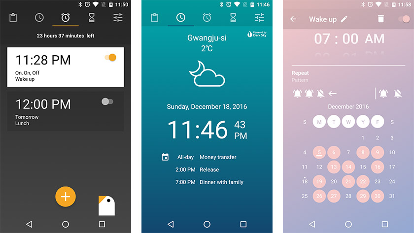 Early Bird Alarm Clock adalah salah satu aplikasi jam alarm terbaik untuk android