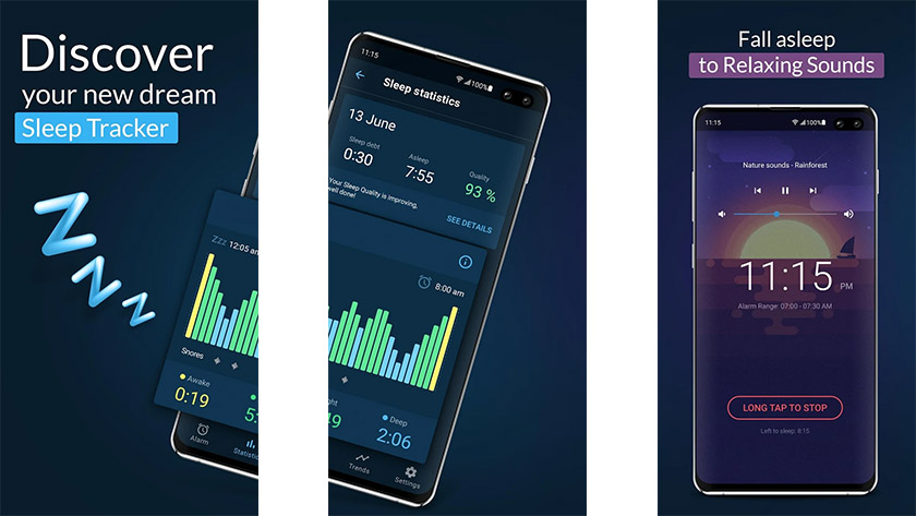 Sleepzy adalah salah satu aplikasi jam alarm terbaik untuk android