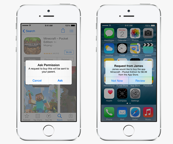 Familiy Sharing, iOS 8: s nya funktion för att dela innehåll 5