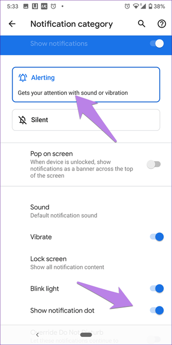 Notifikasi Panggilan Tidak Terjawab Android 11