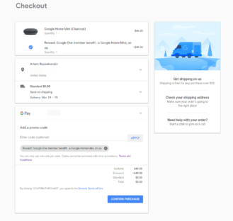 [Update: More countries]  Google erbjuder gratis Home Mini till One-kunder i USA, Kanada 2