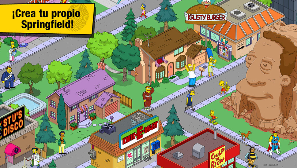 Era abad pertengahan datang ke permainan Simpsons: Springfield 3