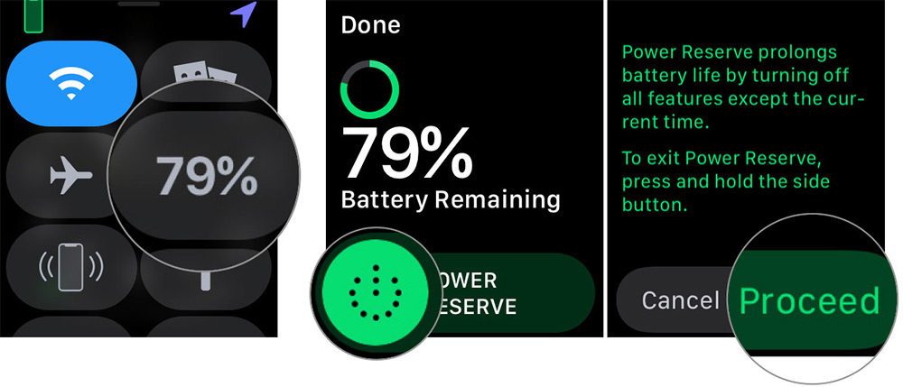 Aktivera Apple Watchs aktiva Power Backup-läge