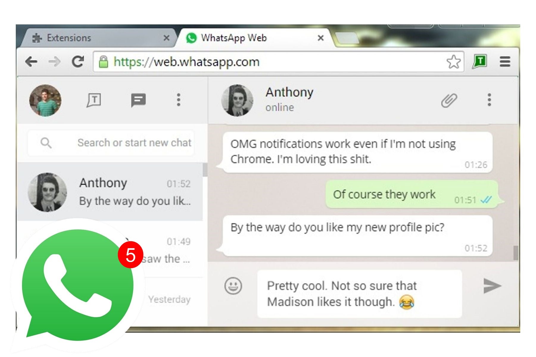 WAToolkit, ekstensi Chrome untuk menggunakan WhatsApp Web
