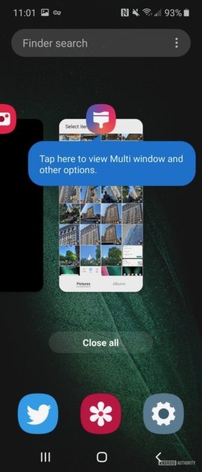 Samsung Galaxy Fold Tinjau suite One Home UI