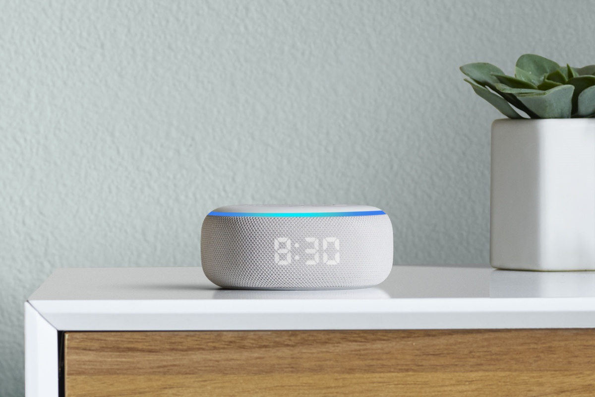 Beginilah penampilan baru Amazon Echo Dot dengan jam alarm