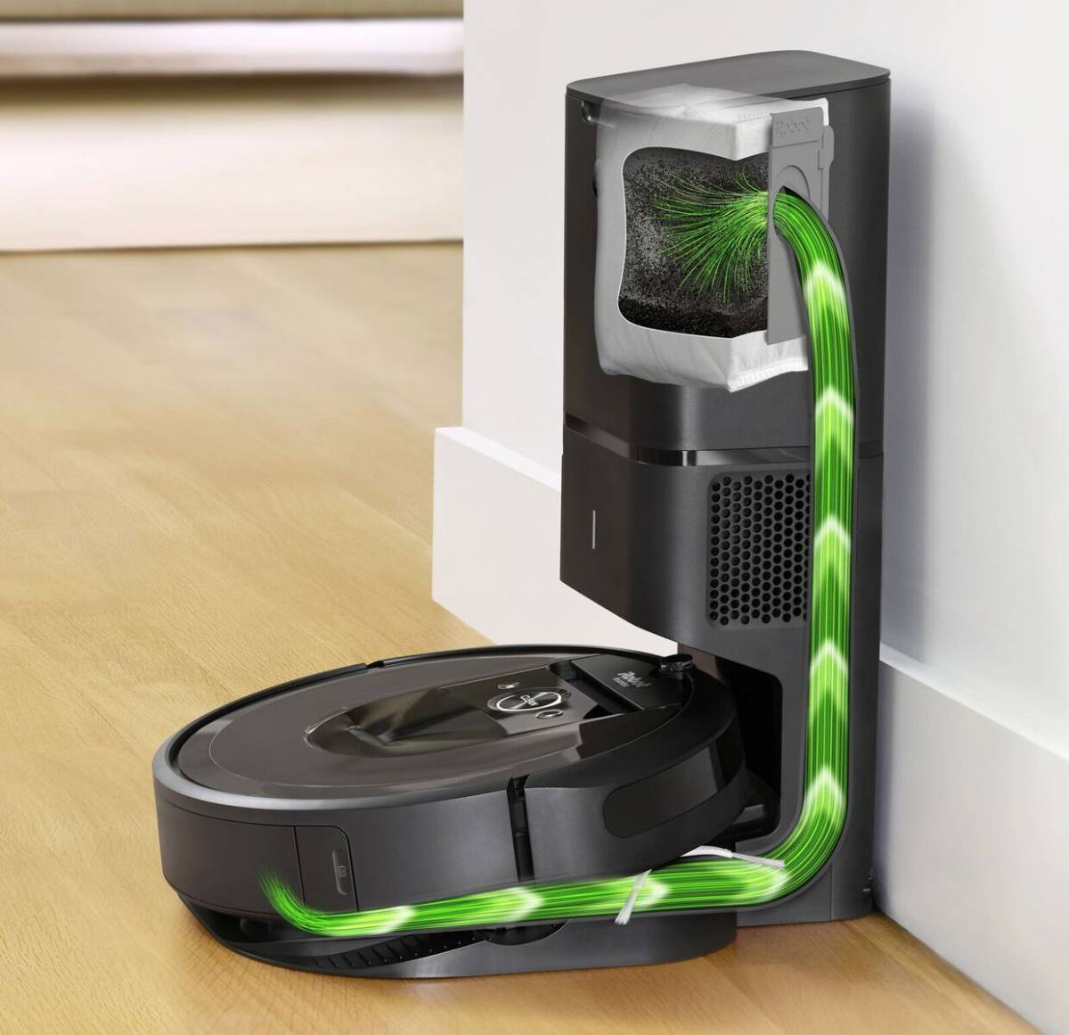 iRobot Roomba i7 +: grundlig rengöring och automatisk tömning 7