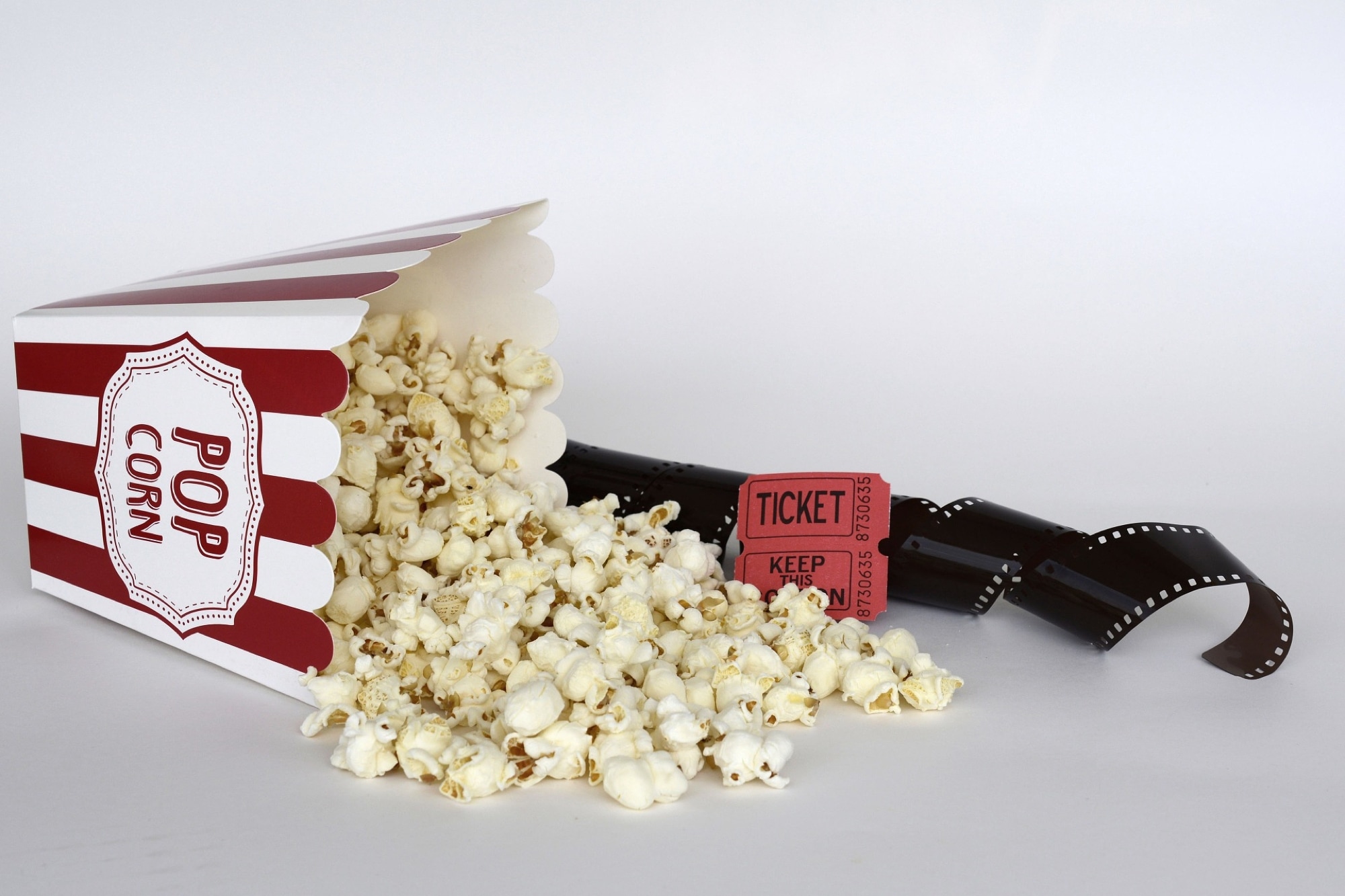 Teaterfilmapplikation - Popcorn-filmbiljetter