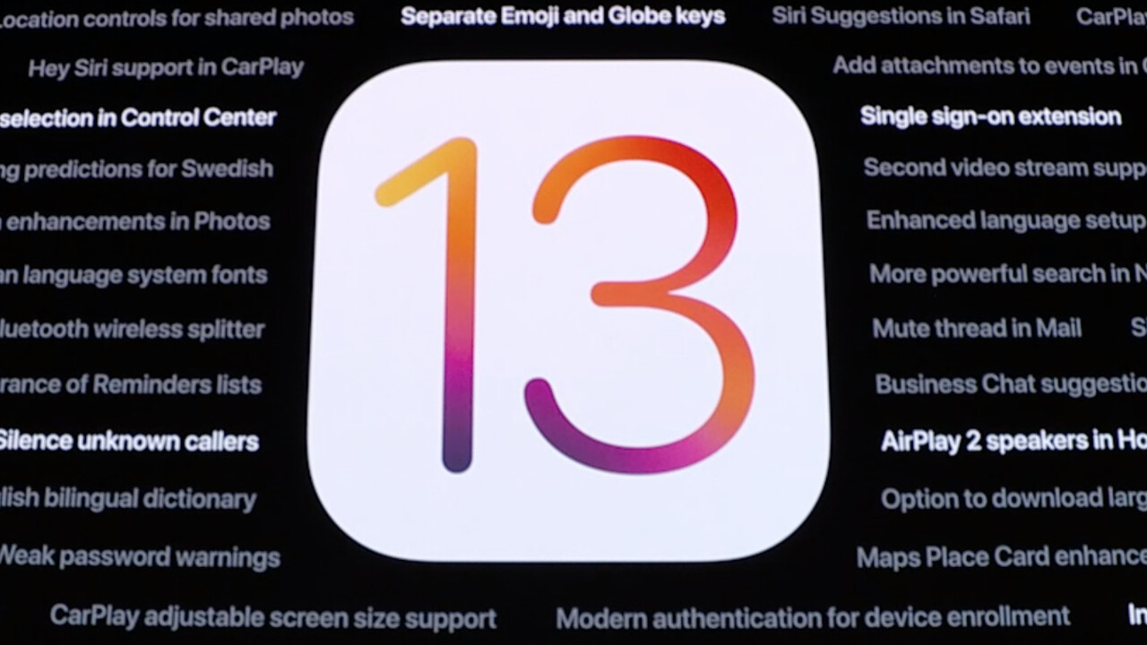 Apple iPhone & iPad: iOS 13 erscheint am 19. September, iPadOS 13 am 30.9.