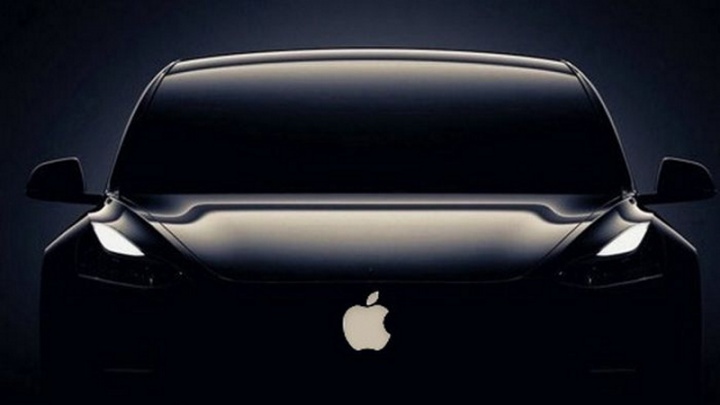 Apple bild av en autonom bil