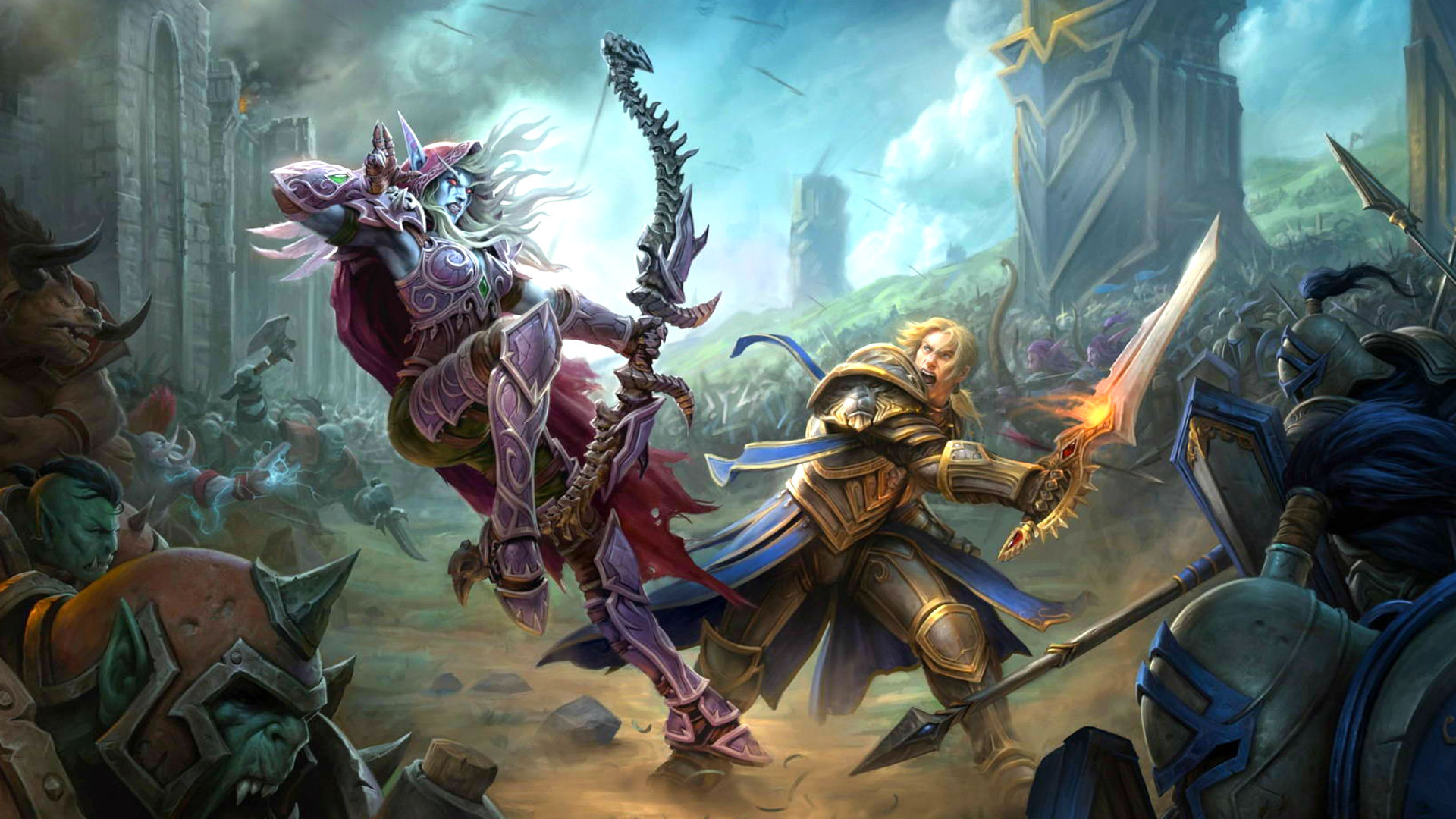 Artis Warcraft membayangkan kembali WoW sebagai game pertempuran