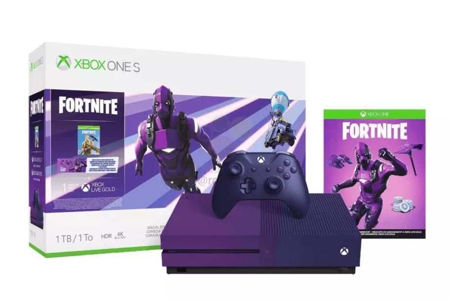 Fortnite Bundel Terbatas Xbox One S - Bundel Eksklusif Dark Vertex