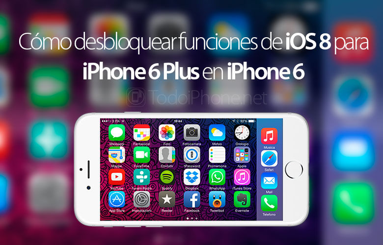 Upplåsningen på iPhone 6 har exklusiv iOS 8 för iPhone 6 Plus 2
